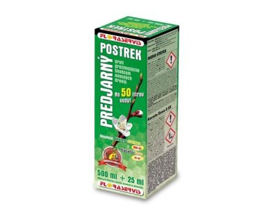 Floraservis predjarný postrek proti prezimujúcim škodcom ovocných drevín 500ml + 25ml