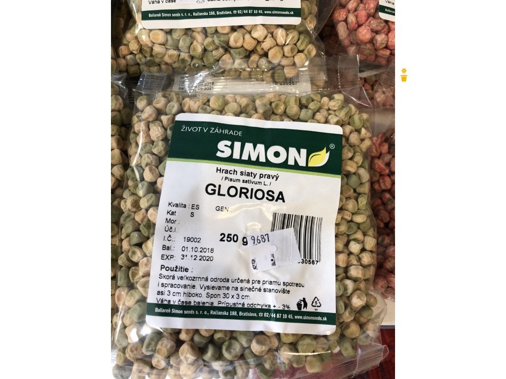 Hrach skorý GLORIOSA 250g