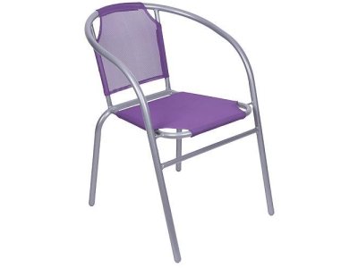 Stolička BRENDA - fialová, 60x71 cm