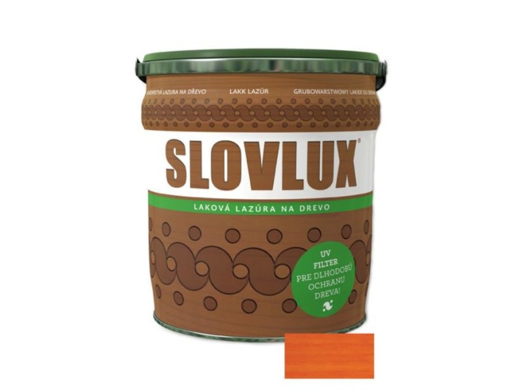 Slovlux Laková lazúra 0061 Červený smrek 0,7L