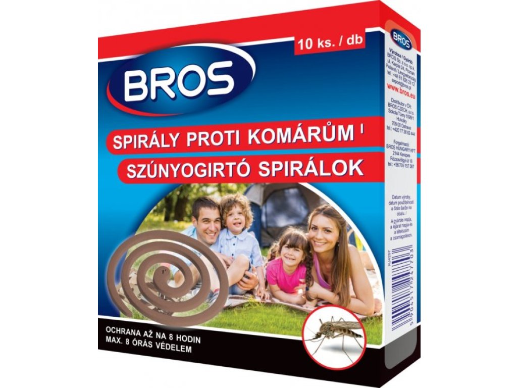 Špirály BROS proti komárom 10ks