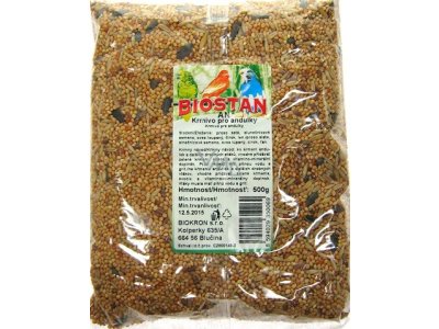 BIOSTAN - krmivo pre ANDULKY, 500g