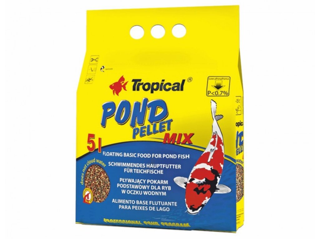 Tropical Pond Pellet Mix 5L (650g)