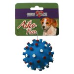 Lopta COVID 7cm gumená hračka pre psov