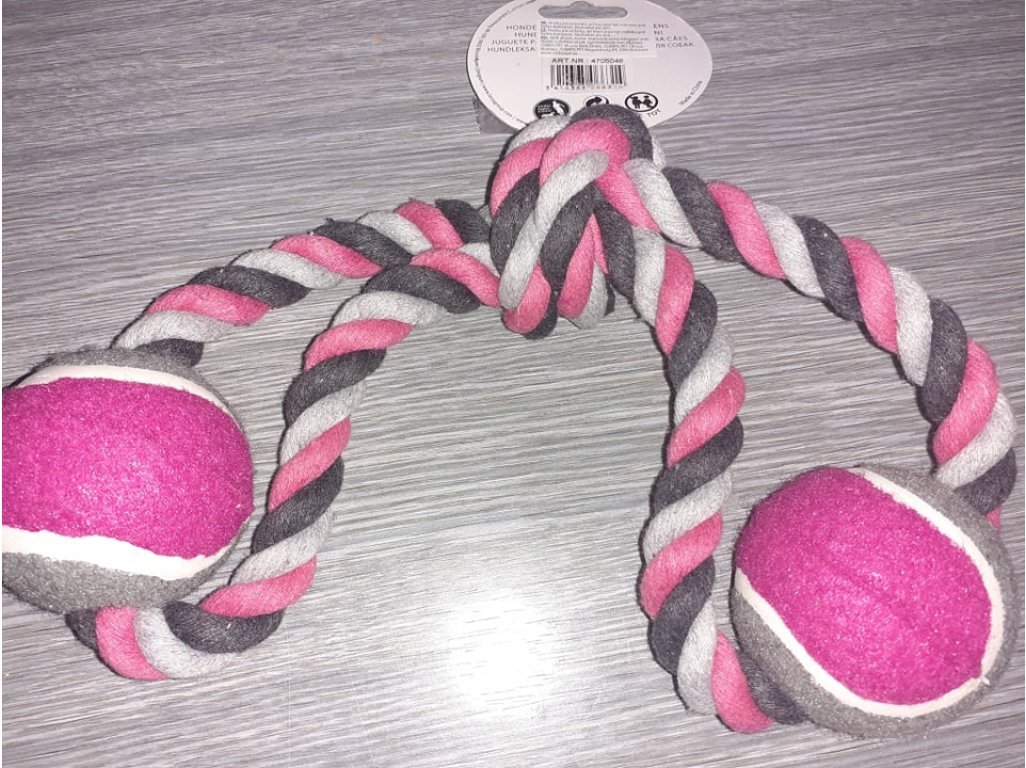 EBI Cotton-Rope + Tennis ball 150g / 300mm