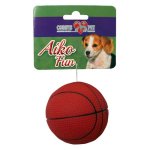 Basketbalová lopta 7,3cm gumená hračka pre psov