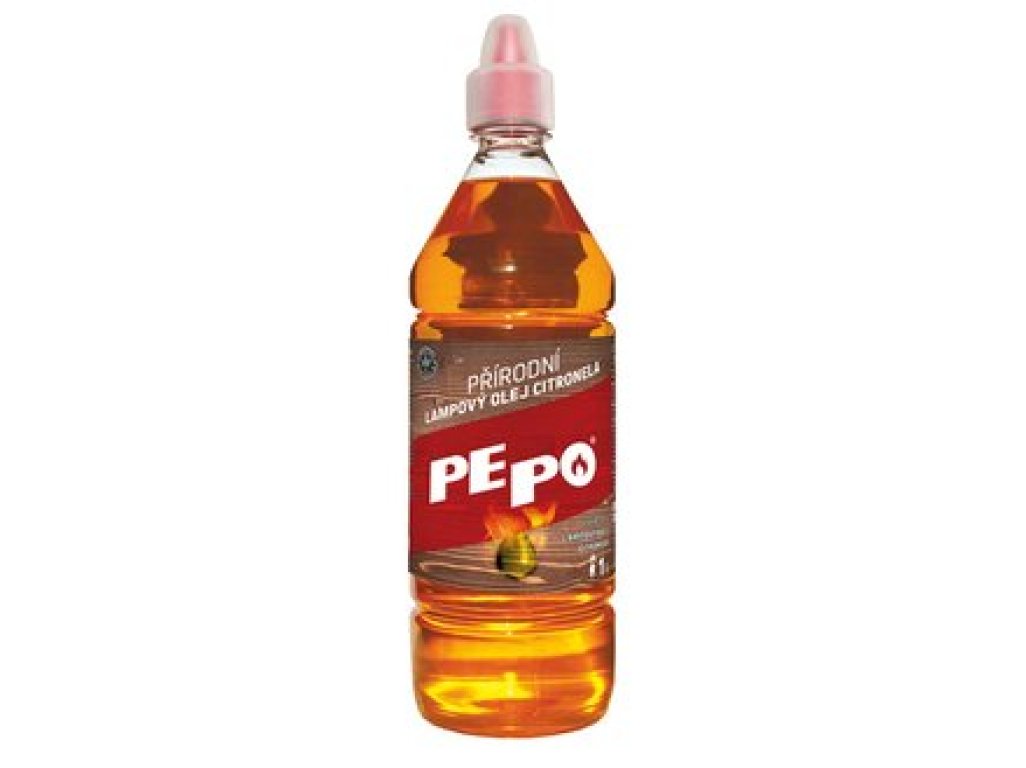 PE-PO Prírodný lampový olej citronela - odpudzovač hmyzu 1 L