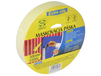 Maskovacia páska krepová - 25m/250mm