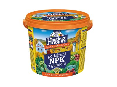 NPK HOŠTICKÉ S GUÁNOM JESENNÉ 4,5KG, VEDRO