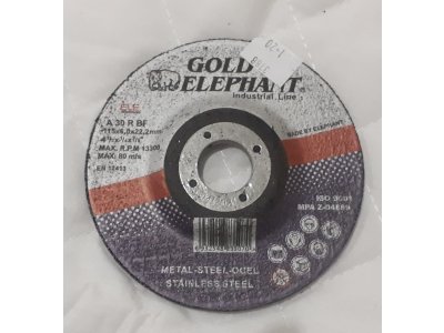 Kotúč brúsny Gold Elephant -115x6,0x22,2 mm (kov, oceľ )