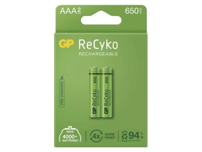 Nabíjacia batéria GP ReCyko 650 (AAA)