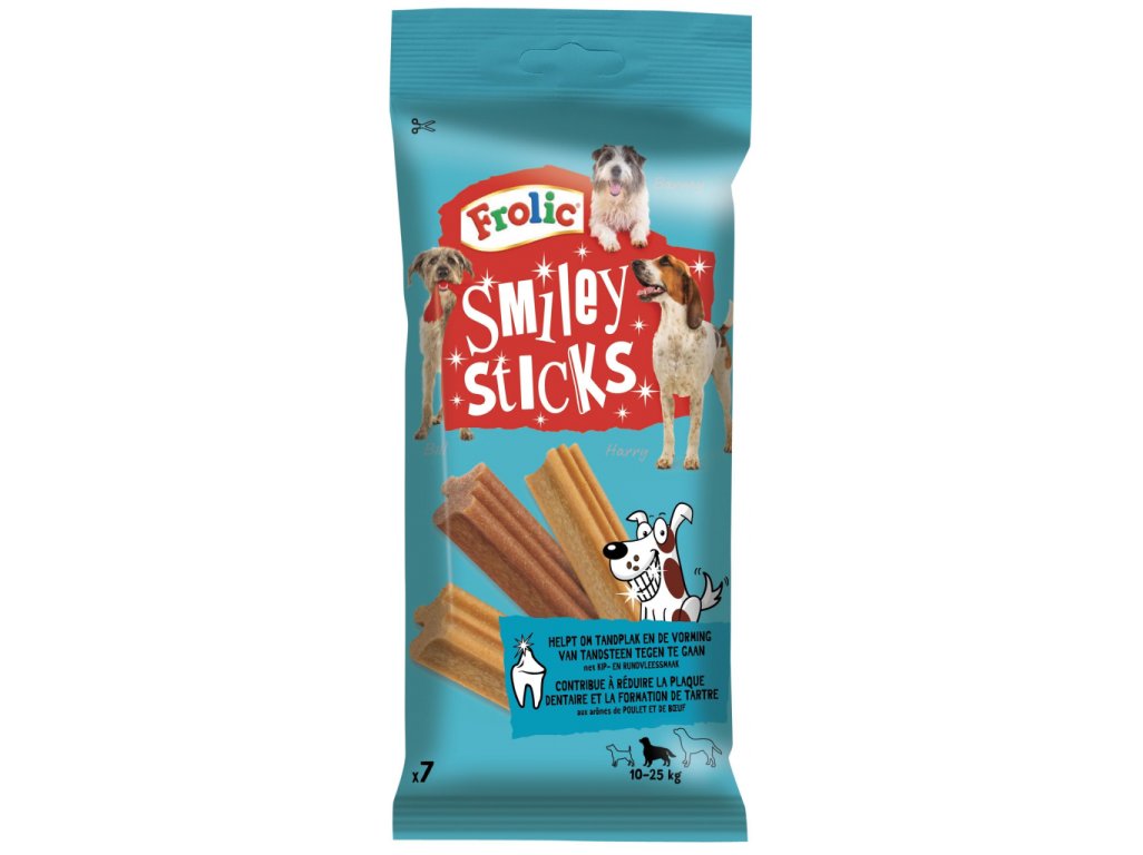 Frolic pochúťka Smiley Sticks 175g