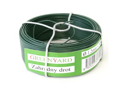 Drôt záhradný poplastovaný,  Garden Wire Pvc 0,80 mm, L-75 m, SC, cievka