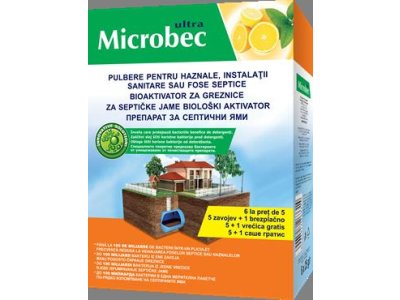 BROS MICROBEC do žúmp, septikov a ČOV 5+1 6x25g