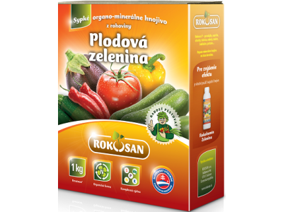 ROKOSAN Plodová zelenina - sypké organicko-minerálne hnojivo z rohoviny 1KG