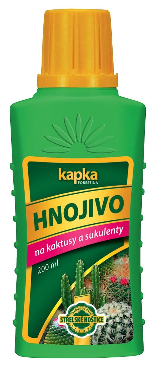 Kapka tekuté hnojivo na kaktusy a sukulenty 200ml