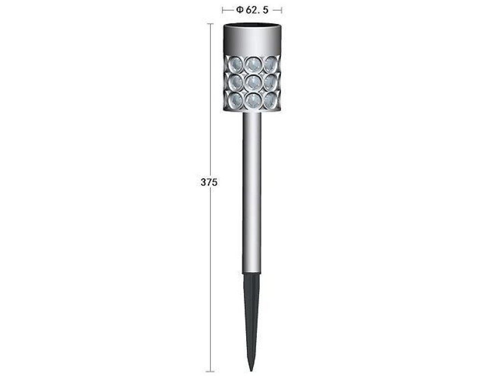 Lampa Solar Sabik, 375 mm, 1 LED, AAA