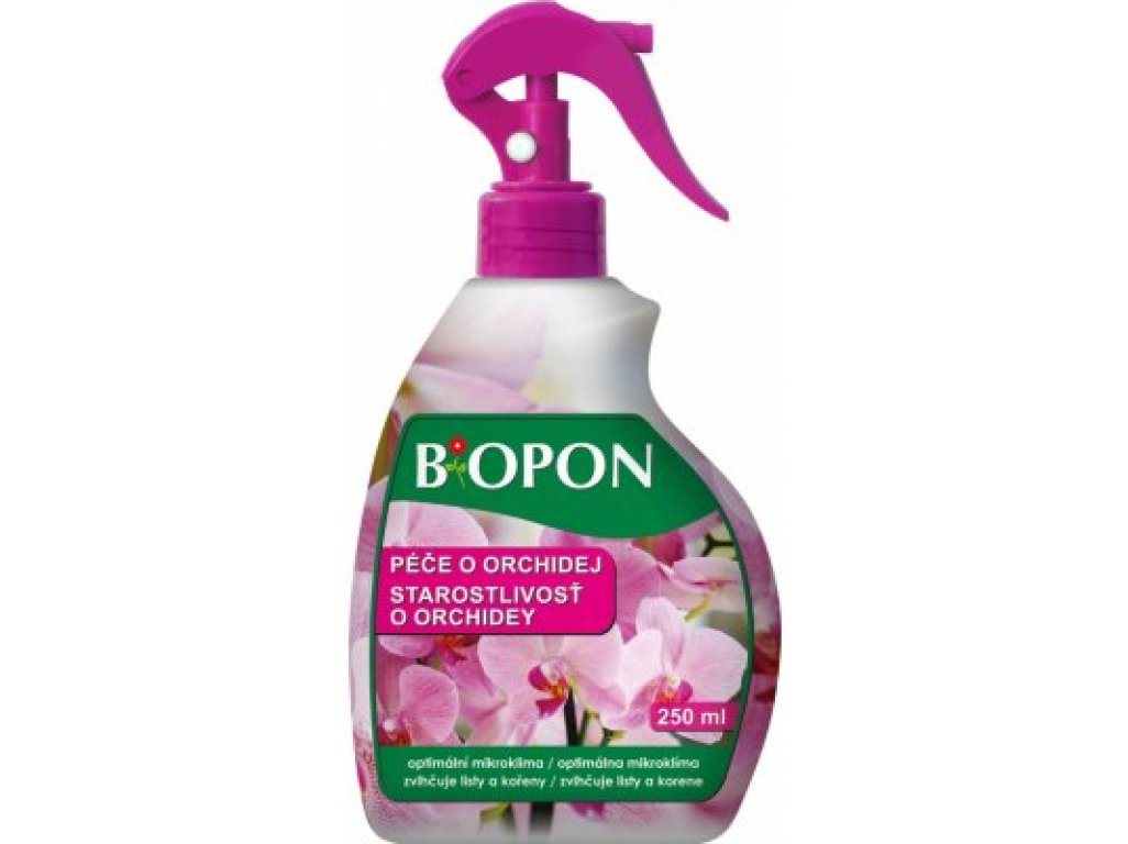 Starostlivosť o orchidey rozprašovač BIOPON 250ml