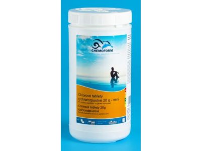 CHEMOFORM CHLOROVÉ TABLETY MINI 20g rýchlo rozpustné 1kg