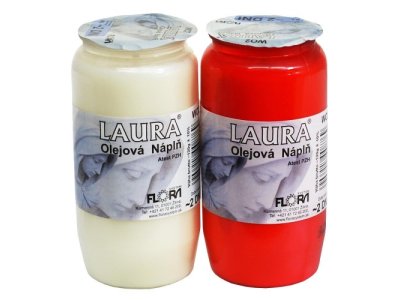 Náhrobný kahanec, náplň olejová  LAURA W02 120g