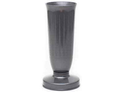 BESOP Váza so záťažou-26cm sivá