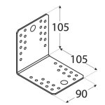 Uholník 105x90mm bez prelisu KL5