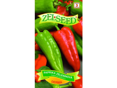 Paprika zeleninová kapie - Derma 0,7g Zelseed