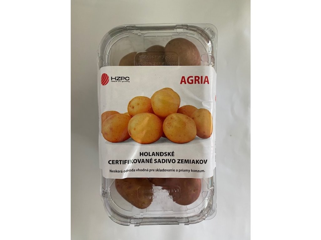 Zemiaky AGRIA sadbové, stredne skoré 1KG (cca 50ks)