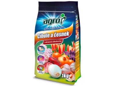 AGRO Organo-minerálne hnojivo CIBUĽA a CESNAK 1kg