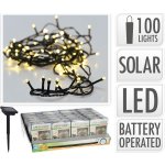 PROGARDEN Svetlo záhradné solárne 100 LED , teplá biela