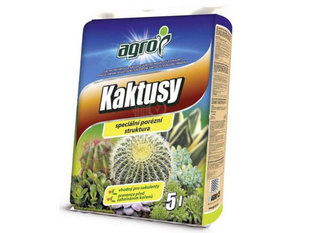 Substrát pre Kaktusy a Sukulenty AGRO 5l