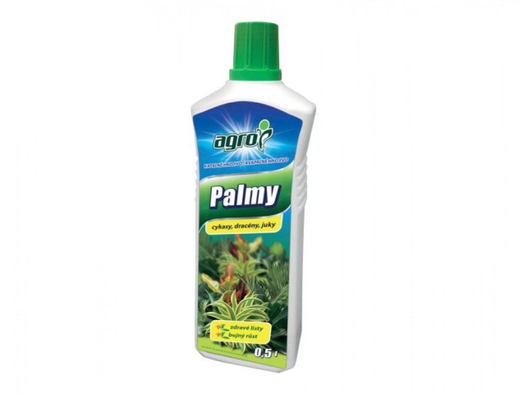 Agro Kvapalné hnojivo na palmy a zelené rastliny 0,5 L