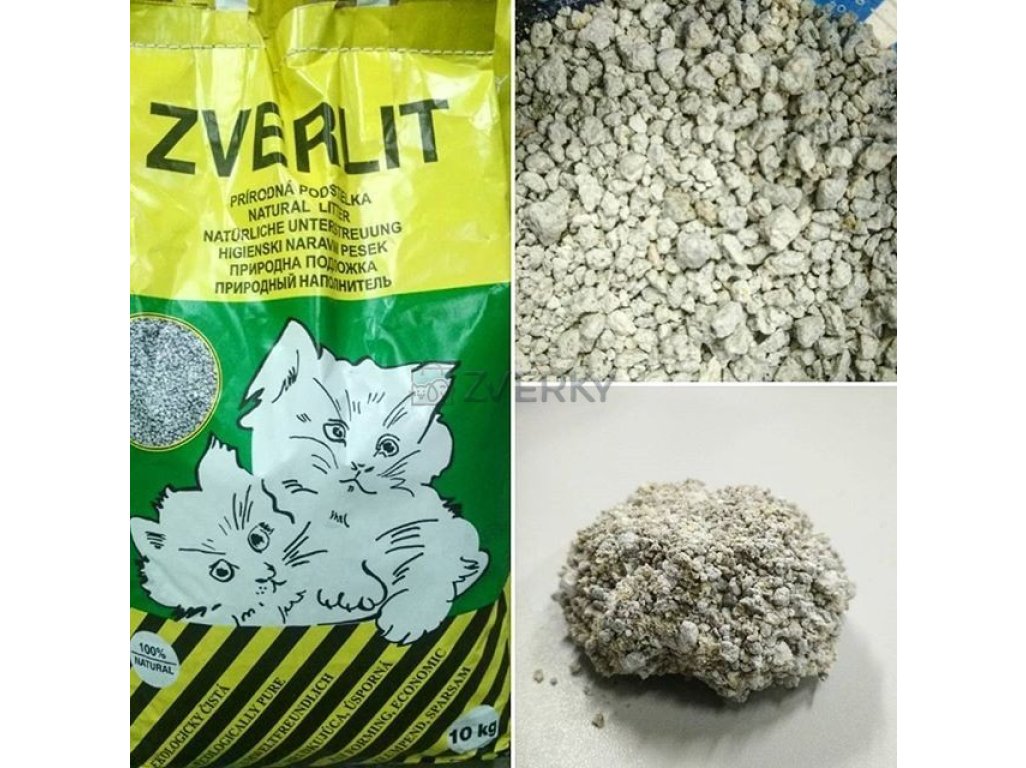 ZVERLIT Podstielka pre mačky zelený 6kg