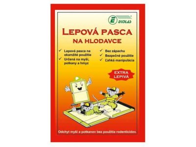 Lepová pasca na hlodavce - knižka - FH-5018