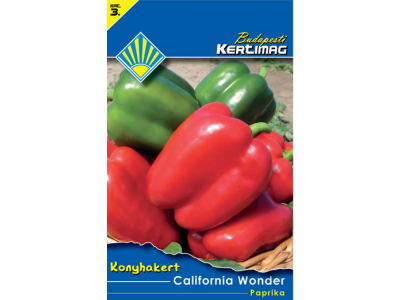 Paprika kápia California Wonder, zelená/červená, hrubostenná 0,6g