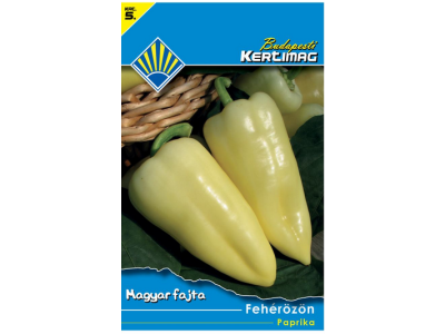 Paprika zeleninová, Fehérözön, sladká,biela,vzpriamená, 55-70g 0,4g