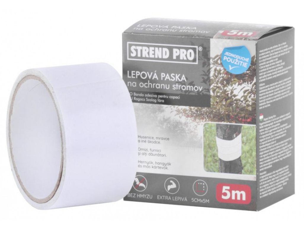 Paska Strend Pro, na ochranu stromov pred škodcami, lepová, 5 cm, L-5 m