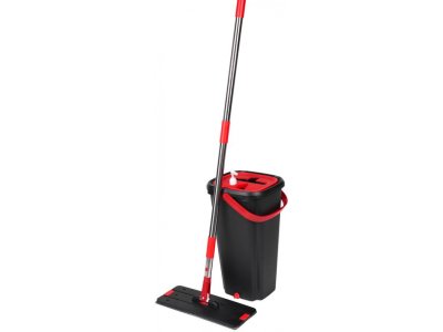 Mop QuickShine MagicHome, plochý, s 8 lit. žmýkacím vedrom