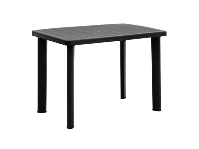 Stôl plastový FARETTO antracit 100x68x72 cm