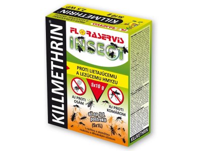Killmethrin 2_5WP  proti lietajúcemu a lezúcemu hmyzu, veľmi účinný proti komárom aj osám