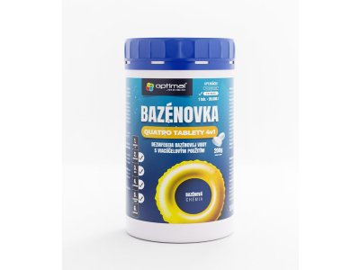 Optimal Bazénovka Quattro tablety 4v1 1kg /5x200g/