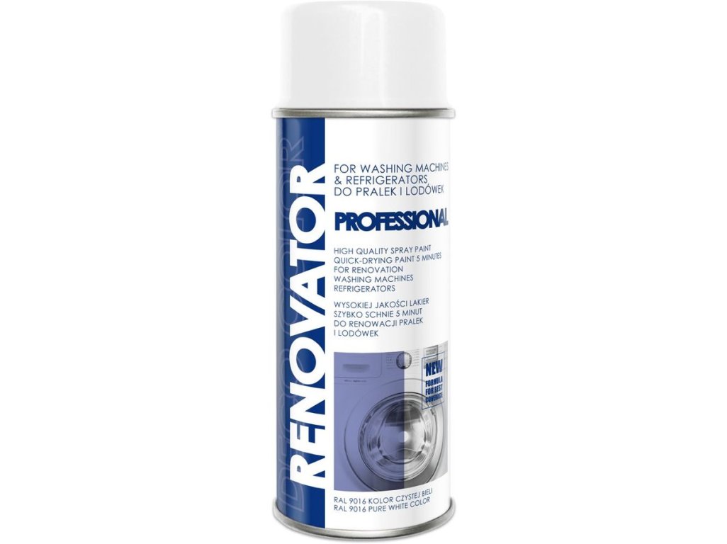 Deco Color Renovator AGD - Akrylový náter na práčky a chladničky RAL 9016 biely 400ml