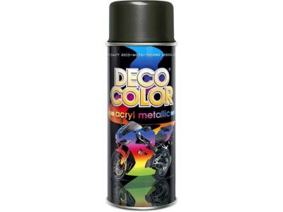 Deco Color Acryl Metallic - čierna metalíza 400ml