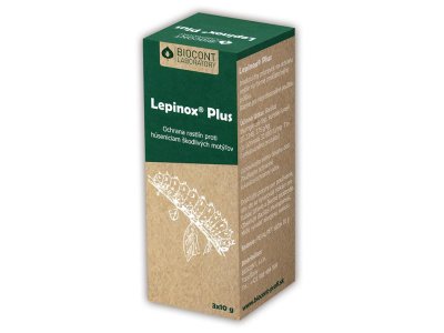 Lepinox plus 3x10g - biologický insekticídny prípravok určený proti húseniciam škodlivých motýľov