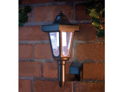 Lampa Strend Pro Wall, solárna, 1xLED, na stenu/plot, 16,5x16,5x30 cm