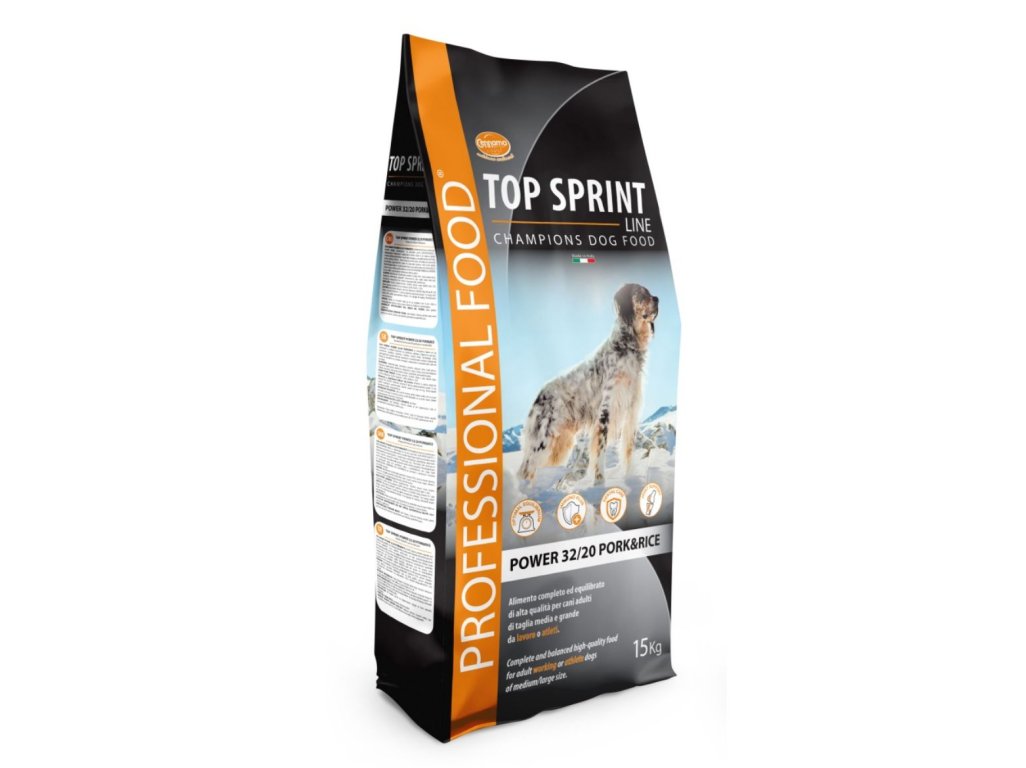 Top Sprint Power Pork & Rice 15 kg