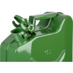 Kanister JerryCan LD10, 10 lit, kovový, na PHM, zelený