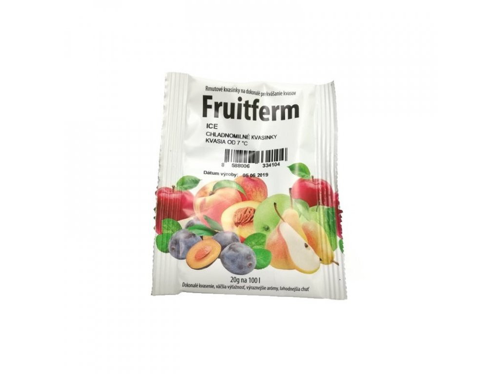 FRUITFERM ICE, Chladnomilné kvasinky kvasia od 7 °C, 20g/100l