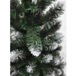 Stromček MagicHome Vianoce Nico, jedľa v jute, zasnežené konce, 90 cm