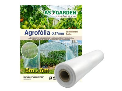 Agrofólia 0,17mm 5x6m AS GARDEN